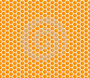 Honey comb hexagonal background vector seamless