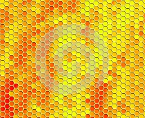 Honey comb pattern background