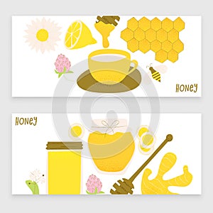 Honey and ginger design concept
