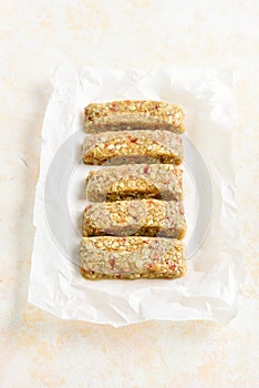 Honey granola bar