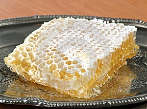 Honey in honeycomb