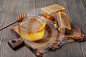 Honey and Honeycomb slice