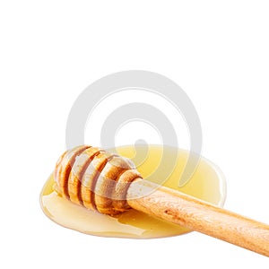 Honey isolated on white background.