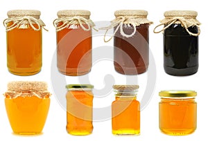 honey in a jar