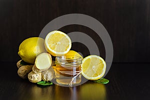 Honey, lemon, ginger for boosting immunit