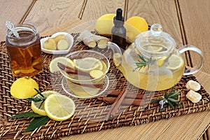 Honey Lemon and Spice Drink
