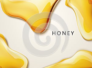 Honey liquid texture photo