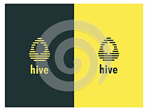 Honey logo design vector concept, hive logo design, logo design, vector logo design, modern logo design, minimal logo design, bran