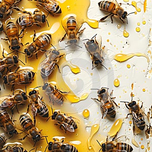 Honey richness with buzzing bees