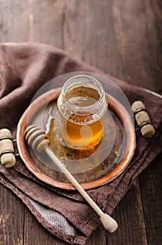 Honey rustic photography, food advertisment photo