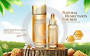 Honey skincare ads