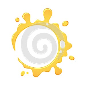 Honey splash vector