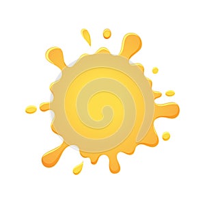 Honey splash vector