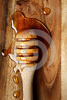 Honey spoon, special wooden dipper