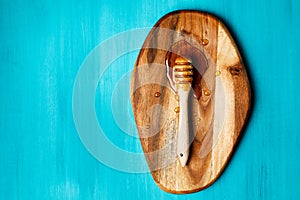 Honey spoon, special wooden dipper