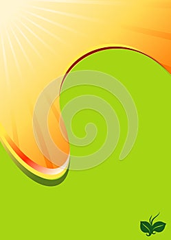 Honey Sun flow spot abstract background