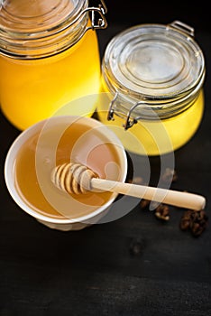 Honey with walnut