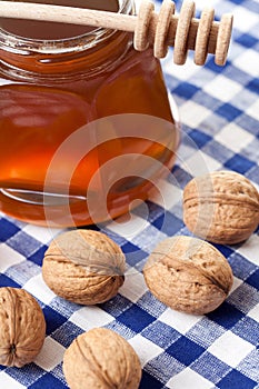Honey and walnuts