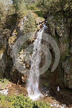 `Honey Waterfalls` in Karachay-Cherkessia, Russia, August 21, 2016