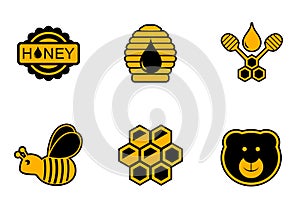 Honey yellow icons