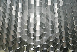 Honeycomb aluminium structure