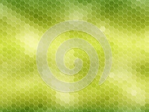 Honeycomb background: green