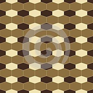 Honeycomb background. Seamless hexagons pattern.