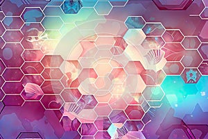 HoneyComb Background Wallpaper