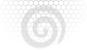 Honeycomb black and white background. Vector stock illustration for poster