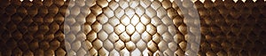 Honeycomb cells of cardboard stiffening rib background