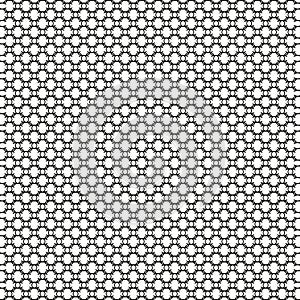 Honeycomb grid pattern. Abstract hexagonal shape. Geometric seamless texture. Vector structure background.