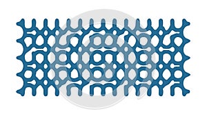 Honeycomb Hexagon Pattern Abstract Texture Icon, vector design Generative AI