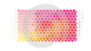 Honeycomb Hexagon Pattern Abstract Texture, vector design Generative AI