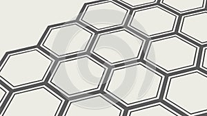 Honeycomb Pattern with a 3D Geometric Effect Vector vector design Generative AI