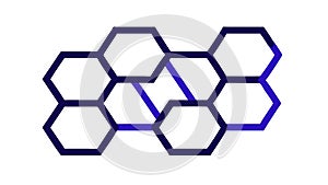 Honeycomb Pattern, Geometric Design and Natural Structure, vector design Generative AI