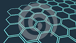 Honeycomb Pattern Grid, Modern Geometric Vector Design, vector design Generative AI