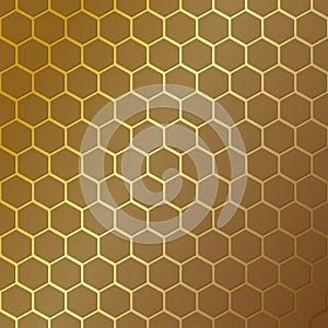 Honeycomb pattern. Vector illustration. Hexagonal cell texture. Grid on the background.Geometric design. Modern stylish abstract t
