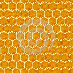 Honeycomb seamless pattern.