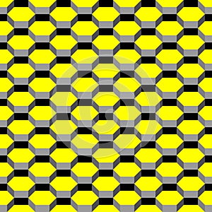 Honeycomb seamless pattern, vector illustration