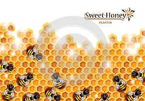 Panal en negocios abejas 