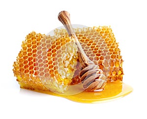 Honeycombs with spoon