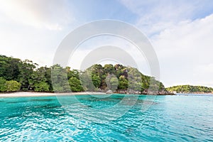 Honeymoon Bay and beach in Similan island, Thailand