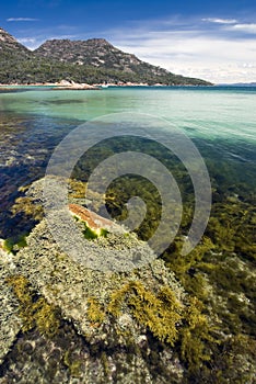 Honeymoon bay, Freycinet National Park, Tasmania, Australia