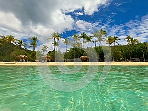 Honeymoon Beach on St. Thomas, USVI