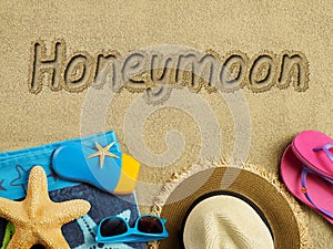 Honeymoon on the beach