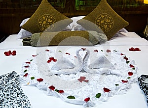 Honeymoon bed