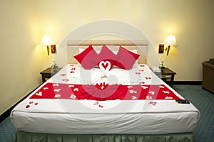 Honeymoon bed