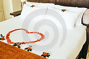 Honeymoon bed