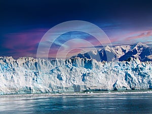 Glacier Bay Ice Flow Alaska photo