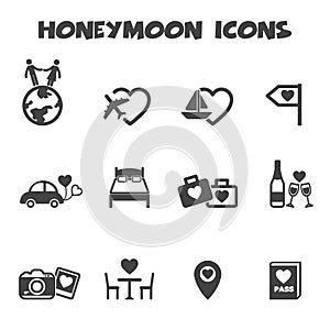 Honeymoon icons